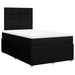 Pat box spring cu saltea, negru, 120x190 cm, catifea - WALTI WALTI