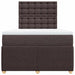 Pat box spring cu saltea, maro închis, 120x190 cm, textil - WALTI WALTI
