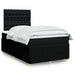Pat box spring cu saltea, negru, 120x200 cm, textil - WALTI WALTI