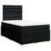 Pat box spring cu saltea, negru, 120x200 cm, textil - WALTI WALTI