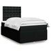 Pat box spring cu saltea, negru, 120x200 cm, textil - WALTI WALTI