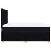 Pat box spring cu saltea, negru, 140x190 cm, textil - WALTI WALTI