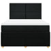 Pat box spring cu saltea, negru, 140x200 cm, textil - WALTI WALTI