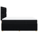 Pat box spring cu saltea, negru, 140x200 cm, textil - WALTI WALTI