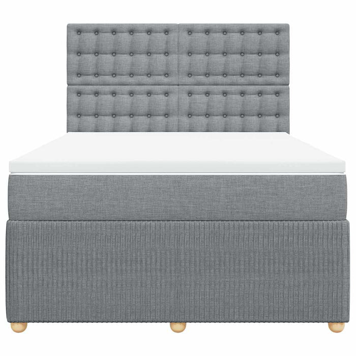 Pat continental, gri deschis, 140x200 cm, material textil - WALTI WALTI