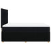 Pat box spring cu saltea, negru, 160x200 cm, textil - WALTI WALTI