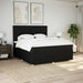 Pat box spring cu saltea, negru, 180x200 cm, catifea - WALTI WALTI