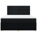 Pat box spring cu saltea, negru, 180x200 cm, catifea - WALTI WALTI