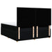 Pat box spring cu saltea, negru, 180x200 cm, catifea - WALTI WALTI