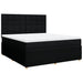 Pat box spring cu saltea, negru, 180x200 cm, catifea - WALTI WALTI
