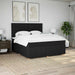 Pat box spring cu saltea, negru, 180x200 cm, catifea - WALTI WALTI