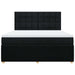 Pat box spring cu saltea, negru, 180x200 cm, catifea - WALTI WALTI