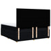 Pat box spring cu saltea, negru, 180x200 cm, catifea - WALTI WALTI