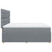 Pat continental, gri deschis, 180x200 cm, material textil - WALTI WALTI