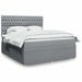 Pat continental, gri deschis, 180x200 cm, material textil - WALTI WALTI