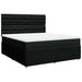 Pat box spring cu saltea, negru, 180x200 cm, catifea - WALTI WALTI