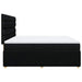 Pat box spring cu saltea, negru, 180x200 cm, catifea - WALTI WALTI