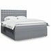 Pat continental, gri deschis, 180x200 cm, material textil - WALTI WALTI