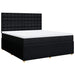 Pat box spring cu saltea, negru, 180x200 cm, catifea - WALTI WALTI