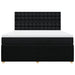 Pat box spring cu saltea, negru, 180x200 cm, catifea - WALTI WALTI