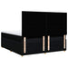 Pat box spring cu saltea, negru, 200x200 cm, textil - WALTI WALTI