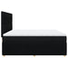 Pat box spring cu saltea, negru, 200x200 cm, textil - WALTI WALTI