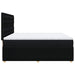 Pat box spring cu saltea, negru, 200x200 cm, textil - WALTI WALTI