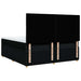 Pat box spring cu saltea, negru, 200x200 cm, textil - WALTI WALTI