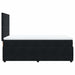 Pat box spring cu saltea, negru, 80x200 cm, catifea - WALTI WALTI