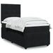 Pat box spring cu saltea, negru, 80x200 cm, catifea - WALTI WALTI