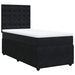 Pat box spring cu saltea, negru, 80x200 cm, catifea - WALTI WALTI