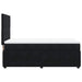Pat box spring cu saltea, negru, 90x190 cm, catifea - WALTI WALTI