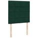 Pat box spring cu saltea, verde închis, 90x190 cm, catifea - WALTI WALTI