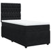 Pat box spring cu saltea, negru, 90x190 cm, catifea - WALTI WALTI