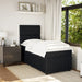 Pat box spring cu saltea, negru, 90x190 cm, catifea - WALTI WALTI