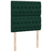 Pat box spring cu saltea, verde închis, 90x190 cm, catifea - WALTI WALTI