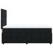 Pat box spring cu saltea, negru, 90x200 cm, catifea - WALTI WALTI
