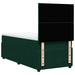 Pat box spring cu saltea, verde închis, 90x200 cm, catifea - WALTI WALTI