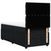 Pat box spring cu saltea, negru, 90x200 cm, catifea - WALTI WALTI