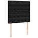Pat box spring cu saltea, negru, 90x200 cm, catifea - WALTI WALTI