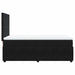 Pat box spring cu saltea, negru, 100x200 cm, catifea - WALTI WALTI