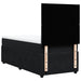 Pat box spring cu saltea, negru, 100x200 cm, catifea - WALTI WALTI
