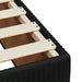 Pat box spring cu saltea, negru, 100x200 cm, catifea - WALTI WALTI