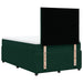 Pat box spring cu saltea, verde închis, 120x190 cm, catifea - WALTI WALTI