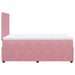Pat box spring cu saltea, negru, 120x190 cm, catifea - WALTI WALTI