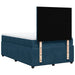 Pat box spring cu saltea, albastru închis, 120x190 cm, catifea - WALTI WALTI