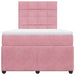 Pat box spring cu saltea, negru, 120x190 cm, catifea - WALTI WALTI