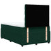 Pat box spring cu saltea, verde închis, 120x190 cm, catifea - WALTI WALTI