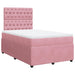 Pat box spring cu saltea, negru, 120x190 cm, catifea - WALTI WALTI