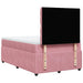 Pat box spring cu saltea, negru, 120x190 cm, catifea - WALTI WALTI